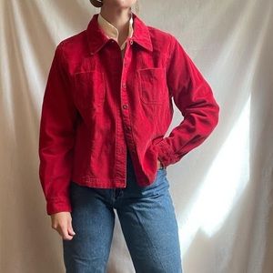 Boxy Style Wide awake Corduroy Jacket